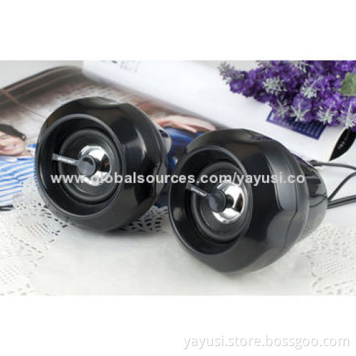 Dot-shaped USB Portable Speakers for Computers, 50-18,000Hz Frequency Response